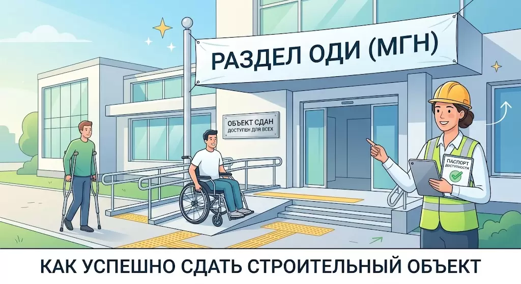 Раздел ОДИ (МГН): Как успешно сдать строительный объект