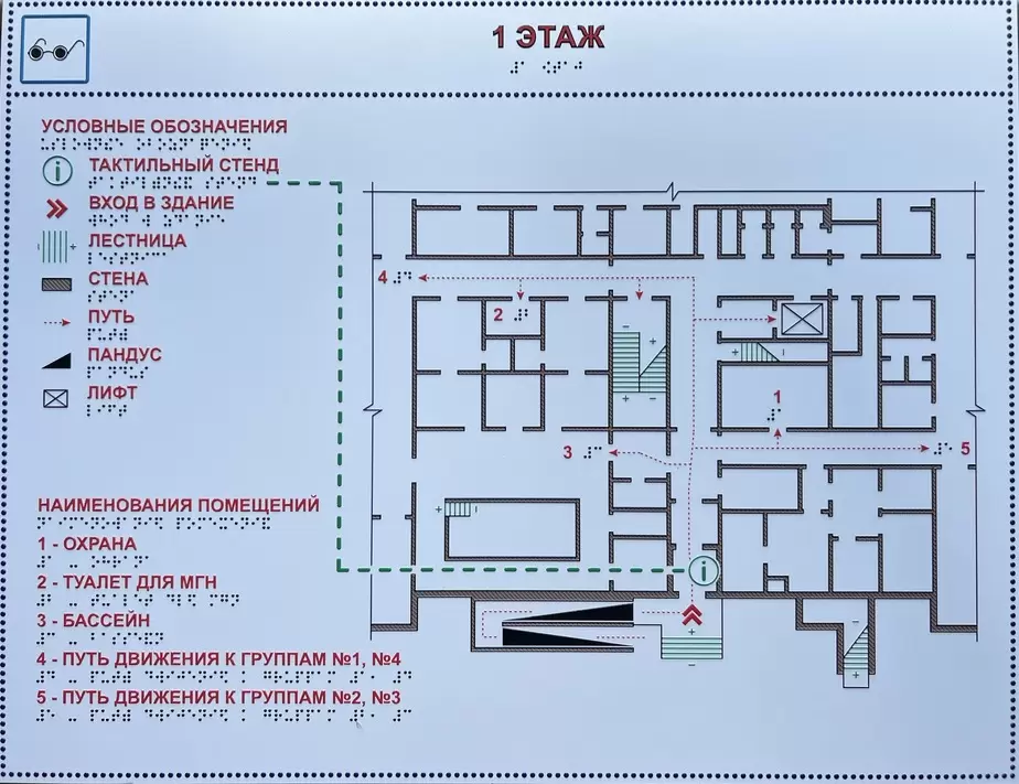 Тактильная мнемосхема 