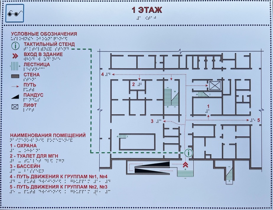 Тактильная мнемосхема 