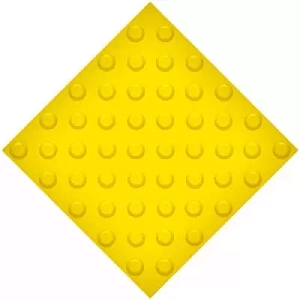 Плитка тактильная (поле "Стоп") из полиуретана, 500x500мм 